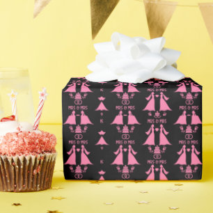 Gay Girls Wedding Day Geschenkpapier