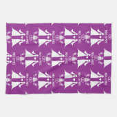 Gay Girls Wedding Day Geschirrtuch (Horizontal)