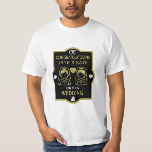 Gay Girls Wedding Day T-Shirt