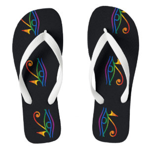 Gay Goth Pride Badesandalen