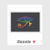 Gay Goth Pride Flag Aufkleber (Blatt)