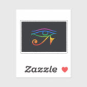 Gay Goth Pride Flag Aufkleber (Blatt)