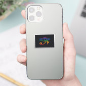 Gay Goth Pride Flag Aufkleber (Telefon)