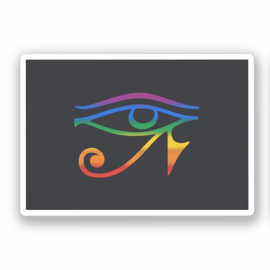 Gay Goth Pride Flag Aufkleber (Vorderseite)