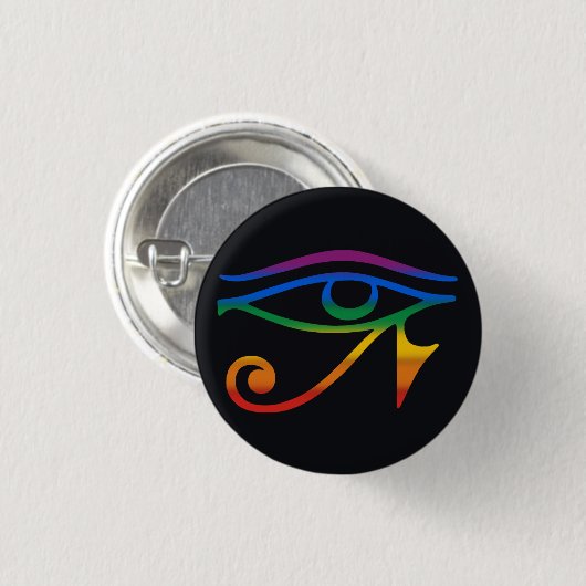 Gay Goth Pride Flag Button (Vorne & Hinten)