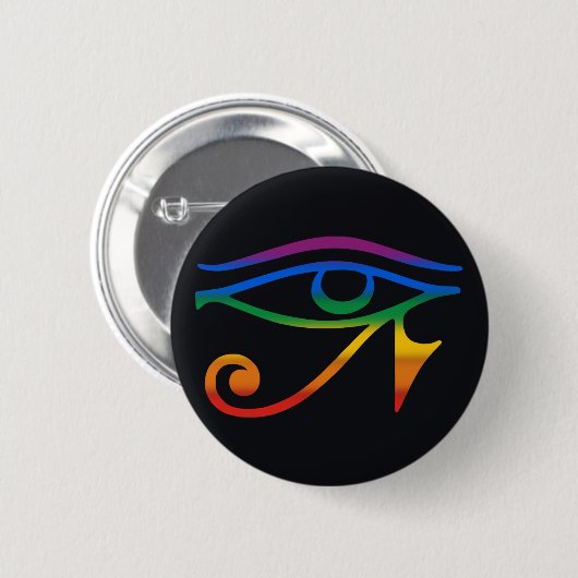 Gay Goth Pride Flag Button (Vorne & Hinten)