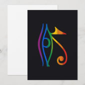 Gay Goth Pride Flag Feiertagskarte (Vorne/Hinten)