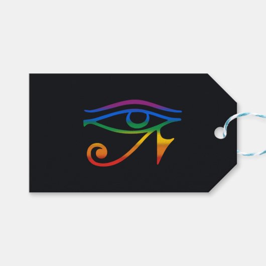 Gay Goth Pride Flag Geschenkanhänger (Vorderseite (Horizontal))
