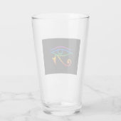 Gay Goth Pride Flag Glas (Rückseite)
