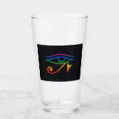 Gay Goth Pride Flag Glas (Vorderseite)