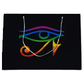 Gay Goth Pride Flag Große Geschenktüte (Vorderseite)