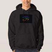 Gay Goth Pride Flag Hoodie (Vorderseite)