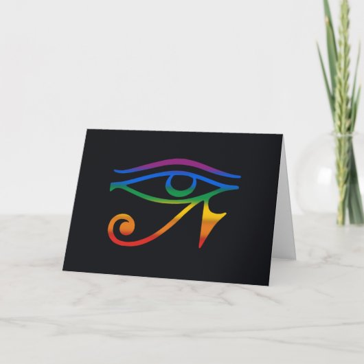Gay Goth Pride Flag Karte (Vorderseite)