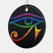 Gay Goth Pride Flag Keramik Ornament (Links)