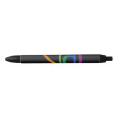 Gay Goth Pride Flag Kugelschreiber (Vorderseite)