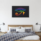 Gay Goth Pride Flag Leinwanddruck (Insitu (Schlafzimmer))