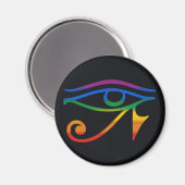 Gay Goth Pride Flag Magnet (Vorderseite/Rückseite)