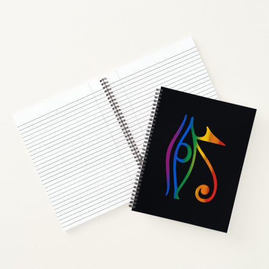 Gay Goth Pride Flag Notizblock (Innenseite)