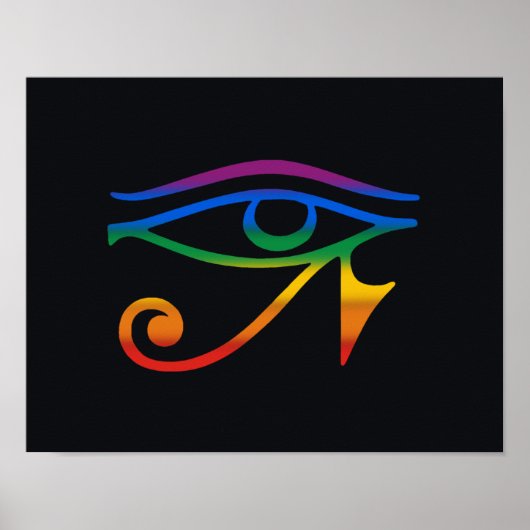 Gay Goth Pride Flag Poster (Vorne)
