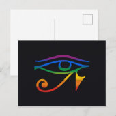 Gay Goth Pride Flag Postkarte (Vorne/Hinten)