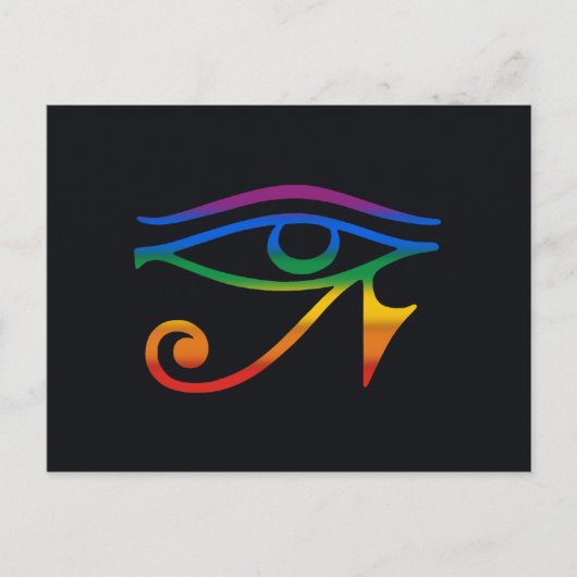 Gay Goth Pride Flag Postkarte (Vorderseite)
