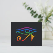 Gay Goth Pride Flag Postkarte (Stehend Vorderseite)