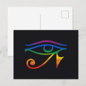 Gay Goth Pride Flag Postkarte (Vorne/Hinten)