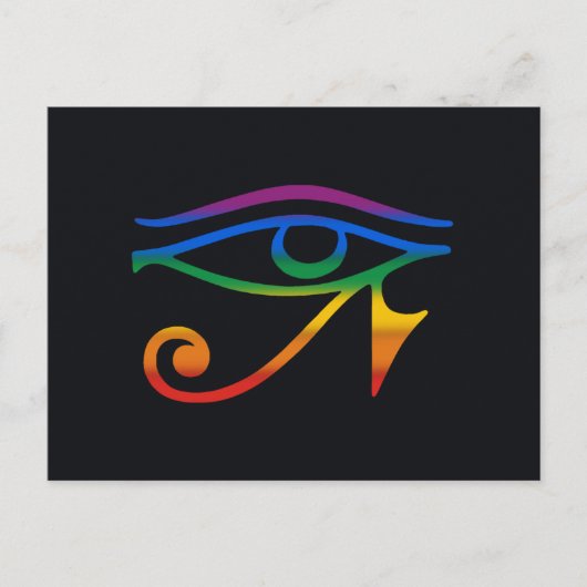 Gay Goth Pride Flag Postkarte (Vorderseite)
