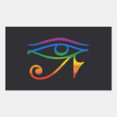 Gay Goth Pride Flag Rechteckiger Aufkleber (Vorderseite)