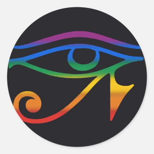 Gay Goth Pride Flag Runder Aufkleber (Vorderseite)