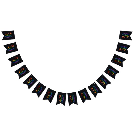 Gay Goth Pride Flag Wimpelkette (Alle)