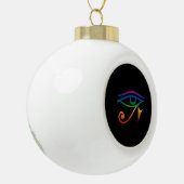 Gay Goth Pride Keramik Kugel-Ornament (Links)