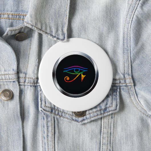 GAY GOTH PRIDE MEDALLION BUTTON (Beispiel)