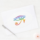 Gay Goth Pride Ovaler Aufkleber (Umschlag)