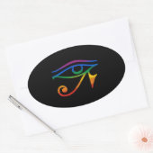 Gay Goth Pride Ovaler Aufkleber (Umschlag)