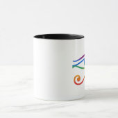 Gay Goth Pride Tasse (Zentrum)