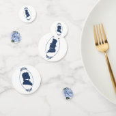 Gay Grooms Cameo Regency Blue Rose Konfetti (Gruppe)