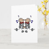 Gay Grooms erster Tanz Karte (Gelbe Blume)