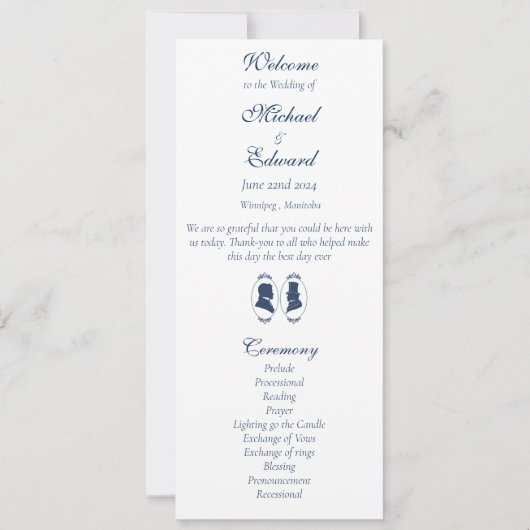 Gay Grooms Regency Blue Rose (Vorderseite)