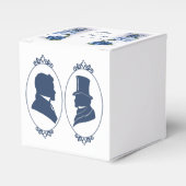 Gay Grooms Regency Blue Rose Geschenkschachtel (Vorderseite)