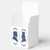 Gay Grooms Regency Blue Rose Geschenkschachtel (Geöffnet)