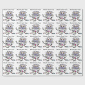 Gay Grooms Wedding Geschenkpapier (Flach)