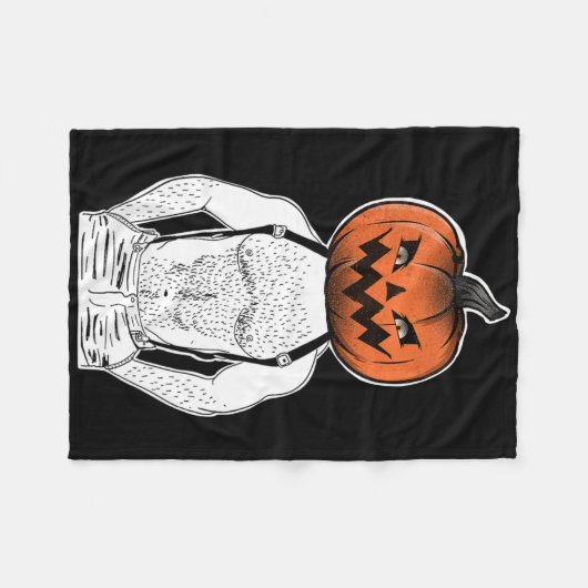 Gay Halloween Fleecedecke (Vorderseite (Horizontal))