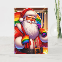Gay Happy Holidays Personalisiert Gruß/Geschenk Karte