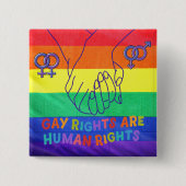 Gay hat Rechte Button (Vorderseite)