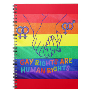 Gay hat Rechte Notizblock