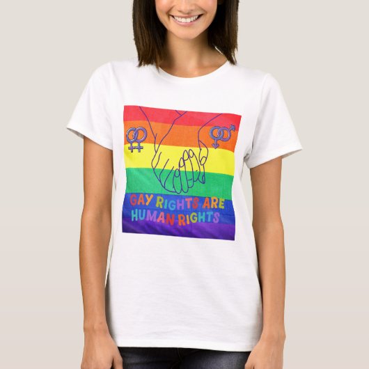 Gay hat Rechte T-Shirt (Vorderseite)