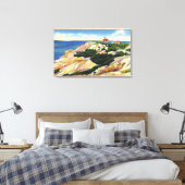 Gay Head Cliffs und Life Rett Station View Leinwanddruck (Insitu (Schlafzimmer))