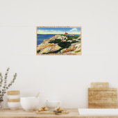 Gay Head Cliffs und Life Rett Station View Poster (Küche)