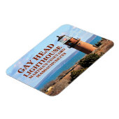 Gay Head Lighthouse, Martha's Vineyard MA Magnet (Linke Seite)